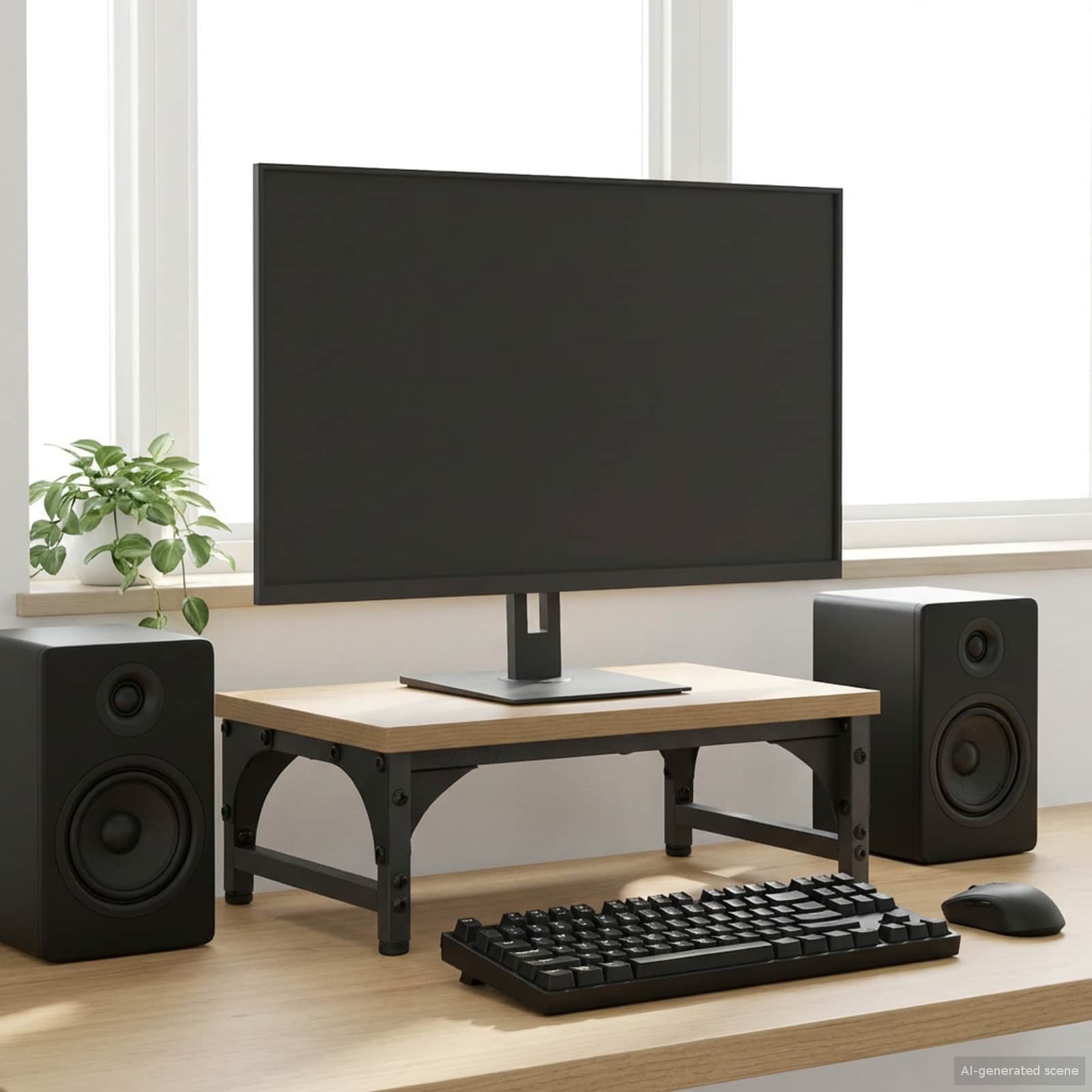 8010885_1.jpg vidaXL Stojan na monitor Dub artisan 37 x 23 x 14 cm PB – Obrázok 1
