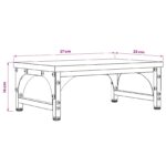vidaXL Stojan na monitor Dub artisan 37 x 23 x 14 cm PB – Obrázok 9