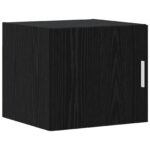 vidaXL Nástenná skrinka Čierny dub 45 x 42,5 x 40 cm Kompozitné drevo
