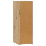 vidaXL Servírovacia skriňa Dub artisan 30 x 41 x 93 cm – Obrázok 4