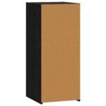 vidaXL Servírovacia skriňa Čierny dub 40 x 41 x 93 cm Kompozitné drevo – Obrázok 4