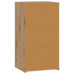 vidaXL Servírovacia skriňa Dub artisan 50 x 41 x 93 cm – Obrázok 4