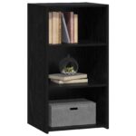 vidaXL Servírovacia skriňa Čierny dub 50 x 41 x 93 cm Kompozitné drevo – Obrázok 2
