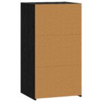 vidaXL Servírovacia skriňa Čierny dub 50 x 41 x 93 cm Kompozitné drevo – Obrázok 4