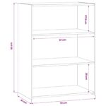 vidaXL Servírovacia skriňa Dub artisan 70 x 41 x 93 cm – Obrázok 7