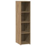 vidaXL Highboard Dub artisan 30 x 41 x 124 cm Kompozitné drevo