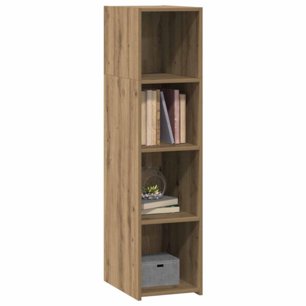 vidaXL Highboard Dub artisan 30 x 41 x 124 cm Kompozitné drevo – Obrázok 2
