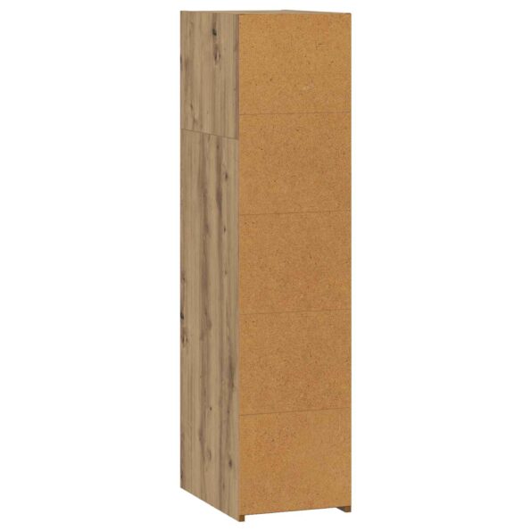 vidaXL Highboard Dub artisan 30 x 41 x 124 cm Kompozitné drevo – Obrázok 4