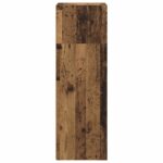 vidaXL Highboard Staré drevo 50 x 41 x 124 cm Kompozitné drevo – Obrázok 3