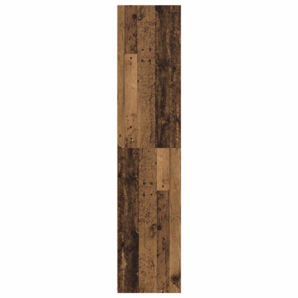 vidaXL Highboard Staré drevo 30 x 41 x 185 cm Kompozitné drevo – Obrázok 3