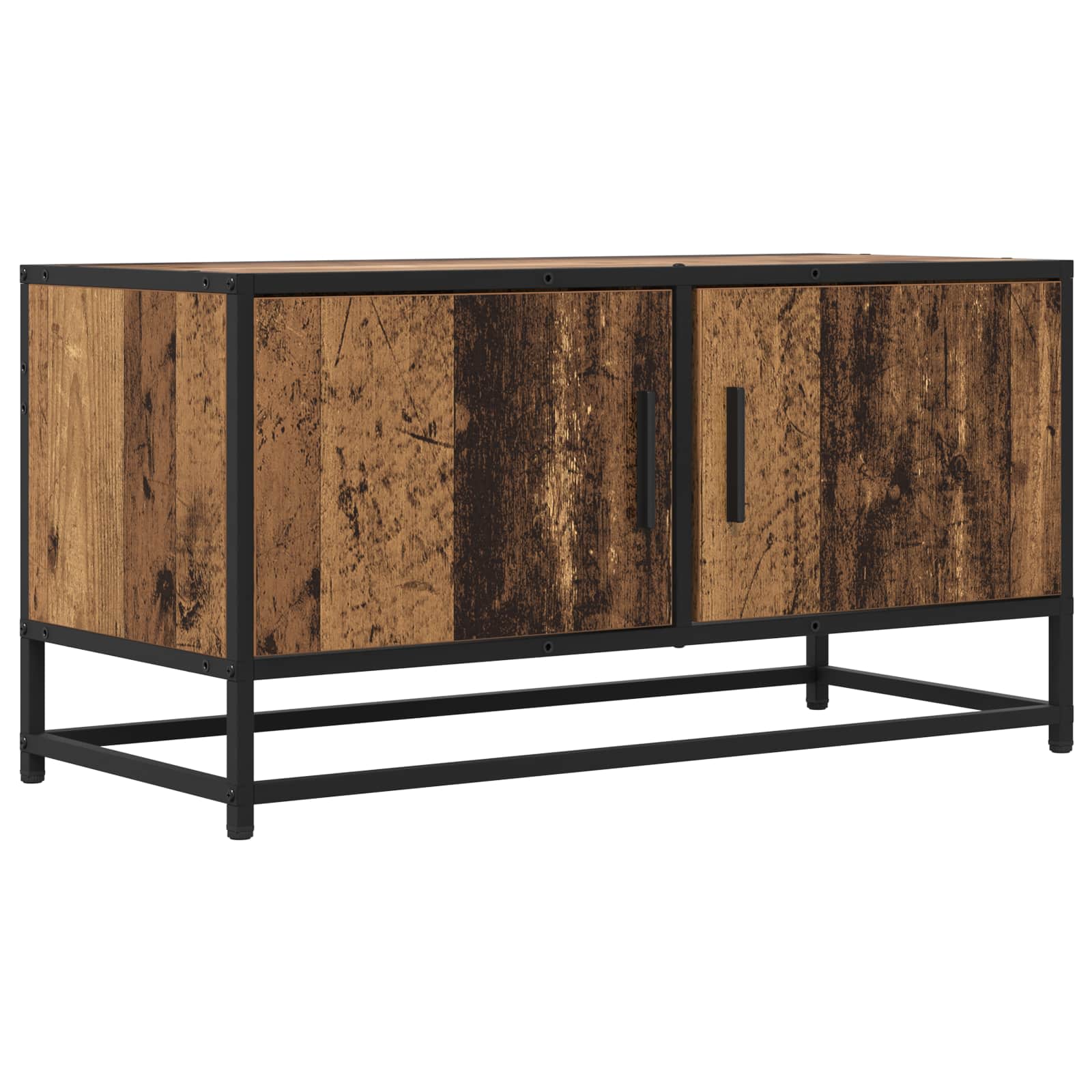 8010949_1.jpg vidaXL TV skrinka 80 x 34,5 x 40 cm Staré drevo Kompozitné drevo – Obrázok 1