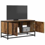 vidaXL TV skrinka 80 x 34,5 x 40 cm Staré drevo Kompozitné drevo – Obrázok 2