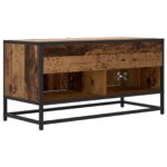 vidaXL TV skrinka 80 x 34,5 x 40 cm Staré drevo Kompozitné drevo – Obrázok 5