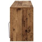 vidaXL TV skrinka 100 x 34 x 50 cm Staré drevo Kompozitné drevo – Obrázok 3