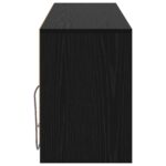 vidaXL TV skrinka 100 x 34 x 50 cm Čierny dub Kompozitné drevo – Obrázok 3