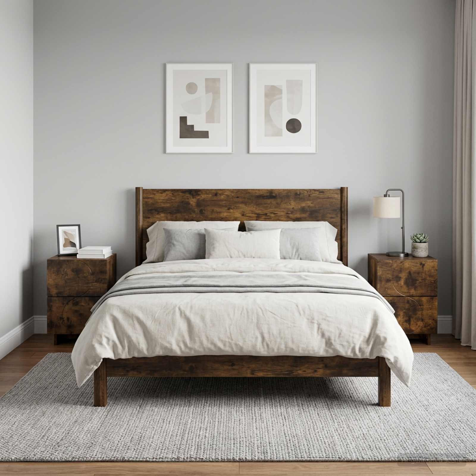 8011398_1.jpg vidaXL Nočný stolík 2 ks Dymový dub 33,5 x 34,5 x 50 cm – Obrázok 1