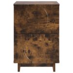 vidaXL Nočný stolík 2 ks Dymový dub 33,5 x 34,5 x 50 cm – Obrázok 4