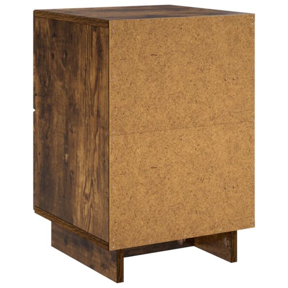 vidaXL Nočný stolík 2 ks Dymový dub 33,5 x 34,5 x 50 cm – Obrázok 6