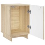 vidaXL Nočný stolík 2 pcs Dub sonoma 33,5 x 34,5 x 50 cm – Obrázok 3