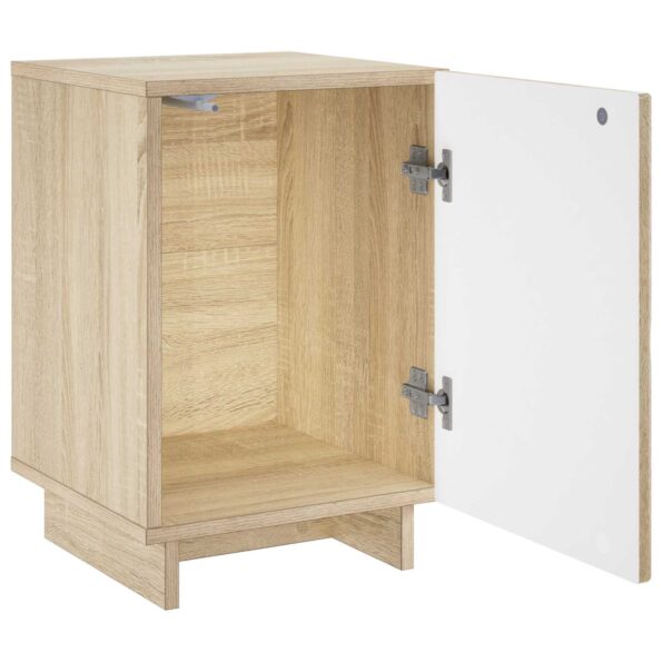 vidaXL Nočný stolík 2 pcs Dub sonoma 33,5 x 34,5 x 50 cm – Obrázok 3