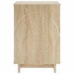vidaXL Nočný stolík 2 pcs Dub sonoma 33,5 x 34,5 x 50 cm – Obrázok 4