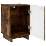 vidaXL Nočný stolík 2 pcs Dymový dub 33,5 x 34,5 x 50 cm – Obrázok 3