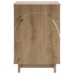 vidaXL Nočný stolík Dub artisan 33,5 x 34,5 x 50 cm Kompozitné drevo – Obrázok 4