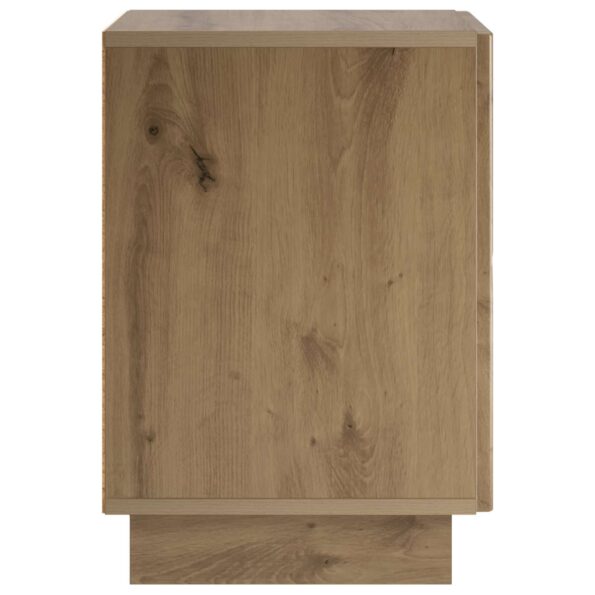 vidaXL Nočný stolík Dub artisan 33,5 x 34,5 x 50 cm Kompozitné drevo – Obrázok 5