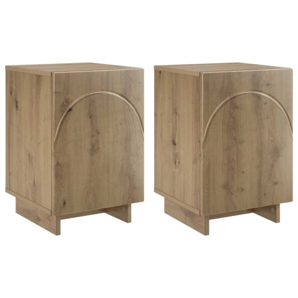 vidaXL Nočný stolík 2 pcs Dub artisan 33,5 x 34,5 x 50 cm – Obrázok 2