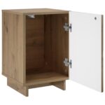 vidaXL Nočný stolík 2 pcs Dub artisan 33,5 x 34,5 x 50 cm – Obrázok 3