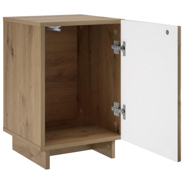 vidaXL Nočný stolík 2 pcs Dub artisan 33,5 x 34,5 x 50 cm – Obrázok 3