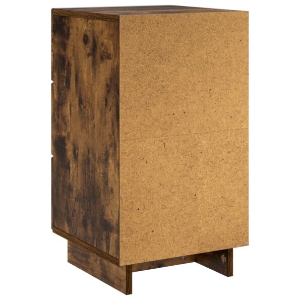 vidaXL Nočný stolík 2 pcs Dymový dub 33,5 x 34,5 x 60 cm – Obrázok 6