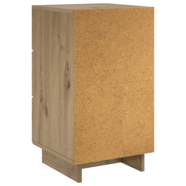 vidaXL Nočný stolík 2 pcs Dub artisan 33,5 x 34,5 x 60 cm – Obrázok 6