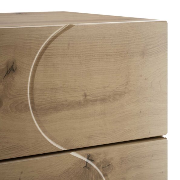 vidaXL Nočný stolík 2 pcs Dub artisan 33,5 x 34,5 x 60 cm – Obrázok 8