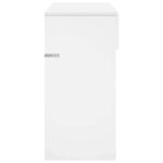 vidaXL Konzolový stôl Biela 96,5 x 38 x 75 cm Kompozitné drevo – Obrázok 5