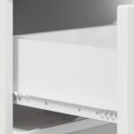vidaXL Konzolový stôl Biela 96,5 x 38 x 75 cm Kompozitné drevo – Obrázok 7
