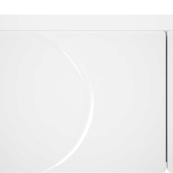 vidaXL Konzolový stôl Biela 96,5 x 38 x 75 cm Kompozitné drevo – Obrázok 8