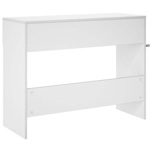 vidaXL Konzolový stôl Biela s vysokým leskom 96,5 x 38 x 75 cm – Obrázok 6