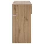 vidaXL Konzolový stôl Dub artisan 96,5 x 38 x 75 cm Kompozitné drevo – Obrázok 5