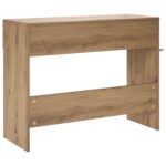 vidaXL Konzolový stôl Dub artisan 96,5 x 38 x 75 cm Kompozitné drevo – Obrázok 6