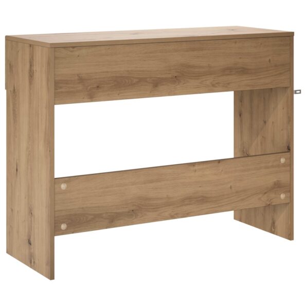 vidaXL Konzolový stôl Dub artisan 96,5 x 38 x 75 cm Kompozitné drevo – Obrázok 6