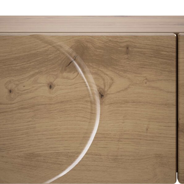 vidaXL Konzolový stôl Dub artisan 96,5 x 38 x 75 cm Kompozitné drevo – Obrázok 8
