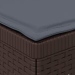 vidaXL 3-miestna záhradná pohovka s vankúšmi v ratanovom vzhľade PP – Obrázok 5