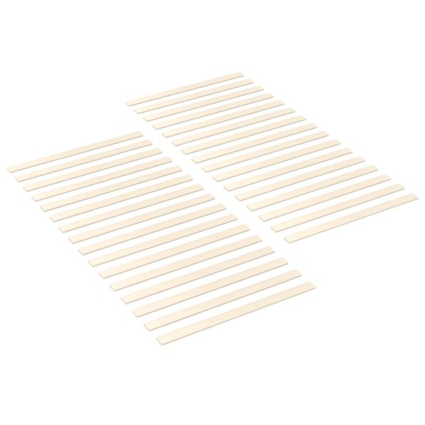 vidaXL Lamelová latka 32 ks Prírodná 90 x 6 x 1,3 cm Masívna borovica – Obrázok 2