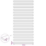 vidaXL Lamelová latka 32 ks Prírodná 90 x 6 x 1,3 cm Masívna borovica – Obrázok 7