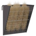 vidaXL Visací feeder na seno Čierna 61 x 33 x 66 cm – Obrázok 3