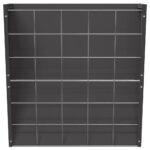 vidaXL Visací feeder na seno Čierna 61 x 33 x 66 cm – Obrázok 5