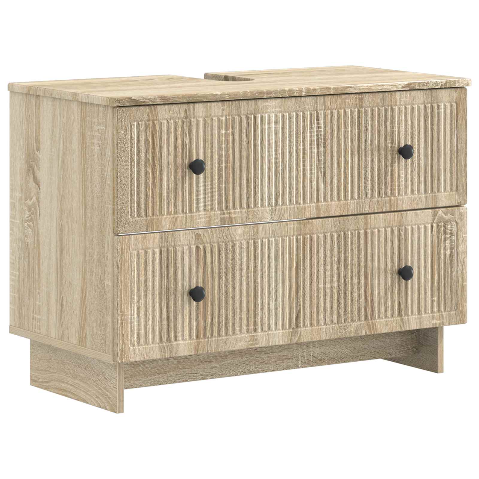 895917_1.jpg vidaXL Kúpeľňová skrinka pod umývadlo EDE Dub sonoma 82 x 41 x 59 cm – Obrázok 1
