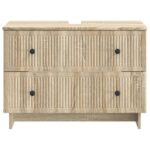 vidaXL Kúpeľňová skrinka pod umývadlo EDE Dub sonoma 82 x 41 x 59 cm – Obrázok 3