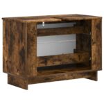 vidaXL Kúpeľňová skrinka pod umývadlo EDE Dymový dub 82 x 41 x 59 cm – Obrázok 5